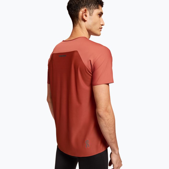 Tricou de alergat pentru bărbați On Running Performance-T auburn/ruby 3