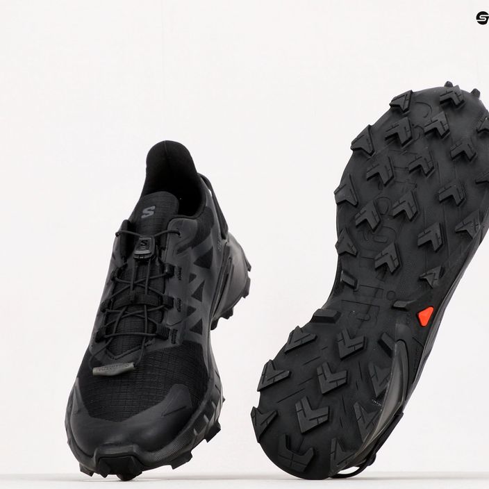 Salomon Supercross 4 pantofi de alergare pentru bărbați negru L41736200 11