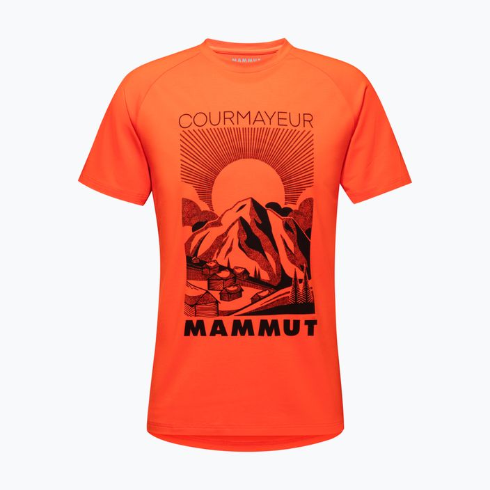 MAMMUT Mountain tricou de drumeție pentru bărbați portocaliu 4