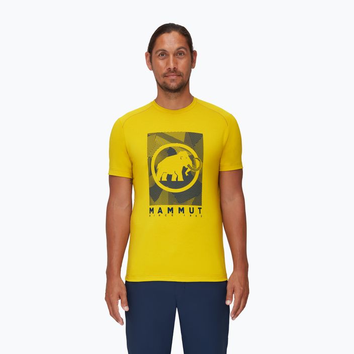MAMMUT Trovat tricou de drumeție pentru bărbați galben