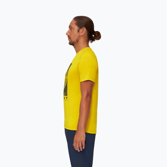 MAMMUT Trovat tricou de drumeție pentru bărbați galben 2