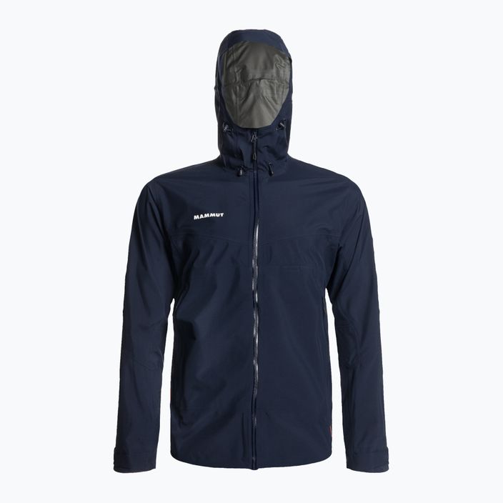 Mammut Convey Tour HS jachetă de ploaie cu glugă pentru bărbați albastru marin 4