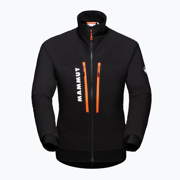 Jachetă hibridă MAMMUT Aenergy IN Hybrid pentru bărbați  negru și portocaliu 4
