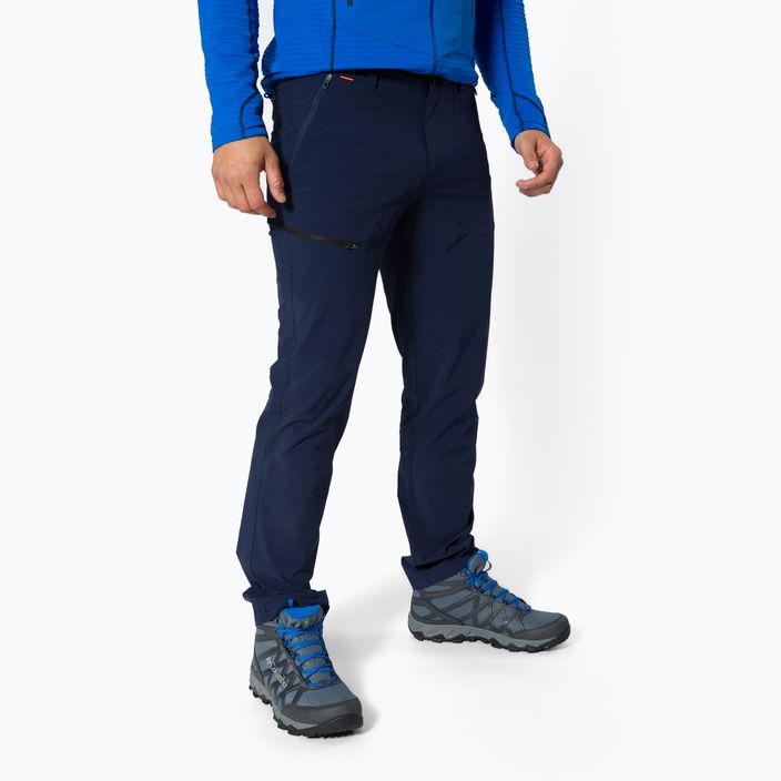 Pantaloni de trekking pentru bărbați MAMMUT Runbold albastru marin 1022-01670
