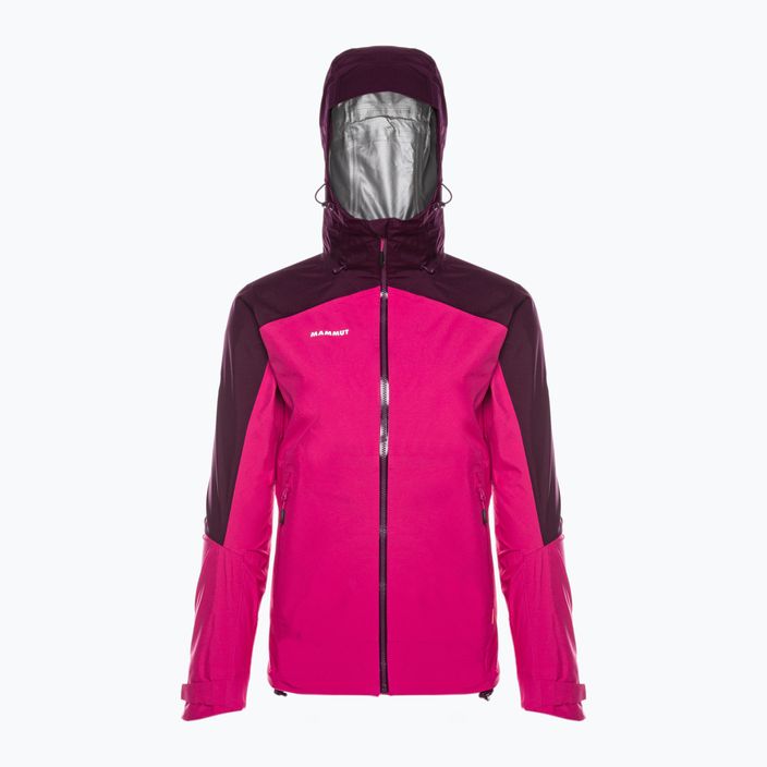 MAMMUT jachetă de ploaie cu glugă pentru femei Convey Tour HS cu glugă roz 4