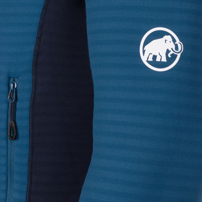 Mammut bluză de bărbați cu polar Taiss Light ML cu glugă cu glugă albastru 1014-04530-50554-114 7