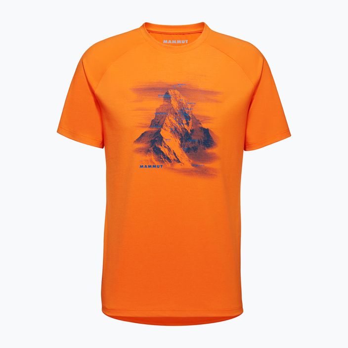 Tricou de trekking pentru bărbați Mammut Mountain Hörnligrat portocaliu 1017-05290 4