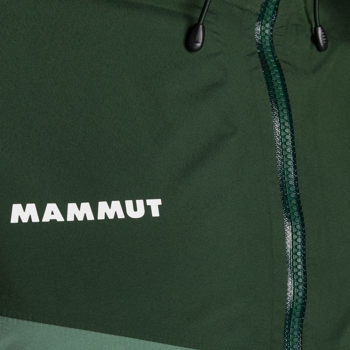 Mammut Convey Tour HS Jachetă de ploaie cu glugă pentru bărbați cu glugă verde 3