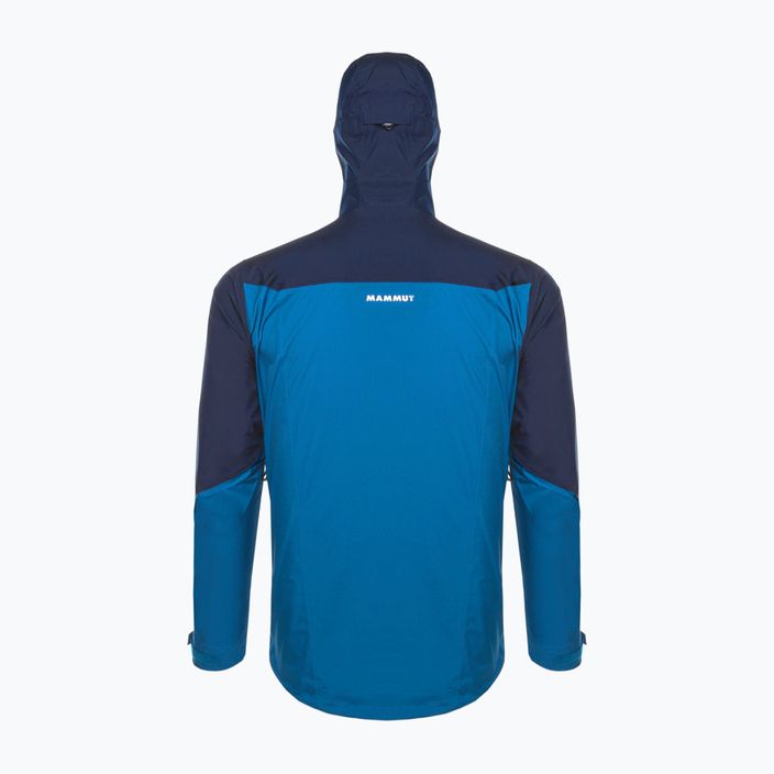 Mammut Convey Tour HS jachetă de ploaie pentru bărbați cu glugă, albastru-marinăresc 8
