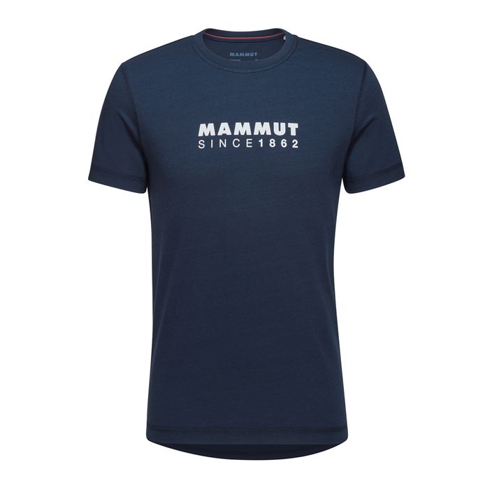 Tricou pentru bărbați Mammut Core Logo marine 2