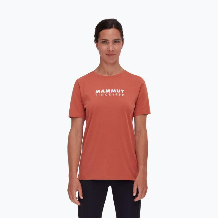 Mammut Core Logo cărămiziu cărămiziu tricou pentru femei