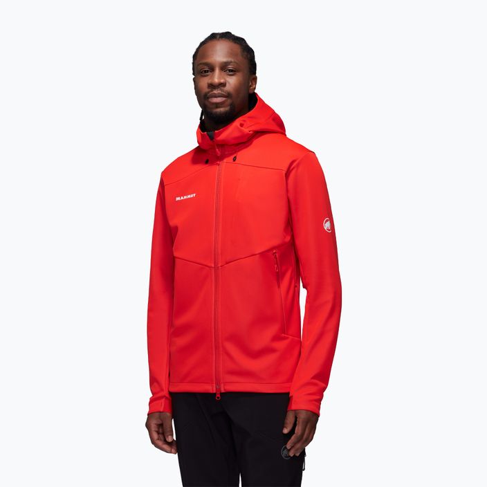 Geacă softshell pentru bărbați Mammut Ultimate VII SO mammut red