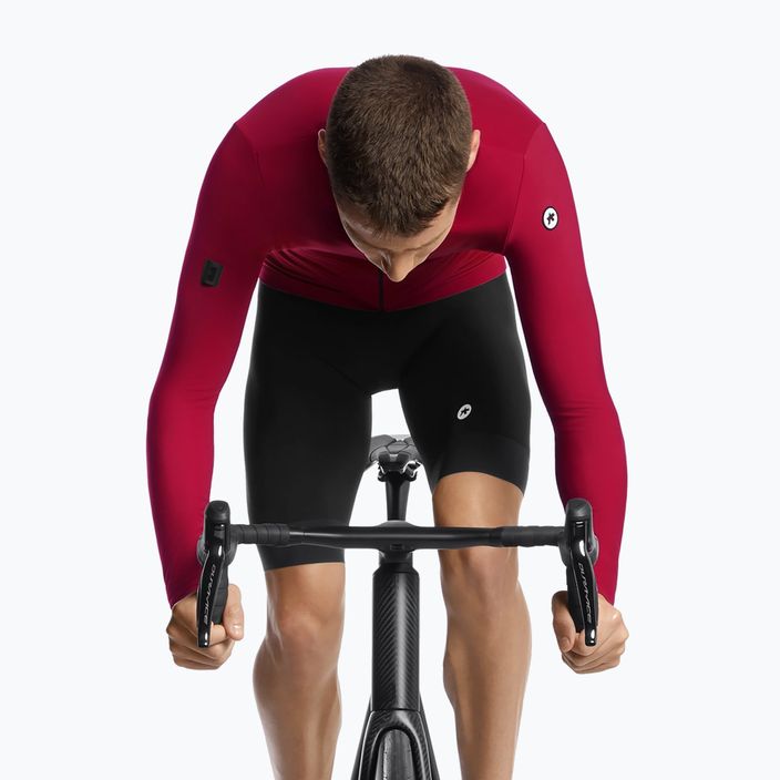 Tricou de ciclism bărbați ASSOS Mille GT primăvară toamnă Jersey C2 bolgheri roșu 5
