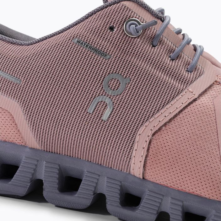 Pantofi de alergare pentru femei ON Cloud 5 Waterproof roz 5998527 7