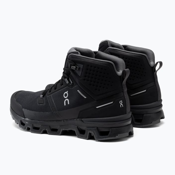 Pantofi de trekking pentru bărbați ON Cloudrock 2 Waterproof negru 6398613 3