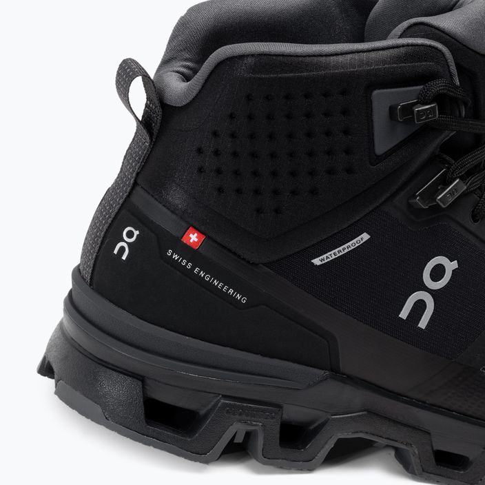 Pantofi de trekking pentru bărbați ON Cloudrock 2 Waterproof negru 6398613 8