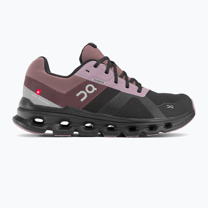 Pantofi de alergare pentru femei On Cloudrunner Waterproof negru-maro 5298636 4