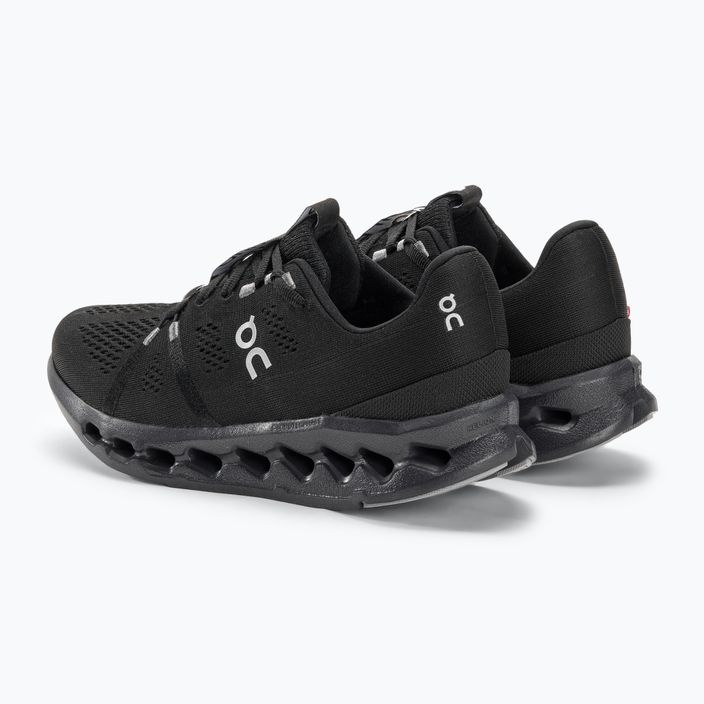 Pantofi de alergare pentru femei On Cloudsurfer negru 3