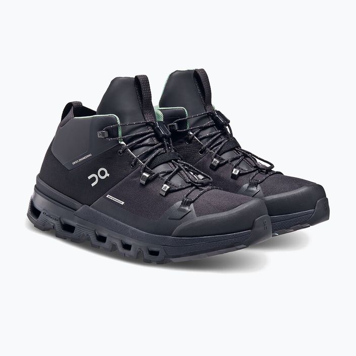 Pantofi de trekking pentru femei On Cloudtrax Waterproof negru 3WD10880553 11