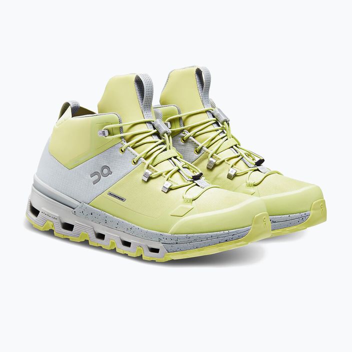 Pantofi de trekking pentru femei On Cloudtrax Waterproof galben 3WD10881099 11