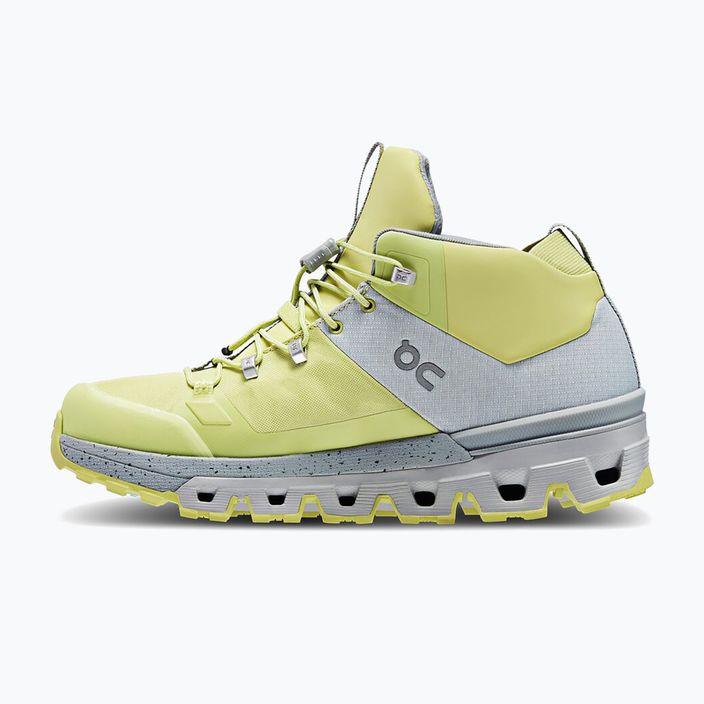 Pantofi de trekking pentru femei On Cloudtrax Waterproof galben 3WD10881099 13