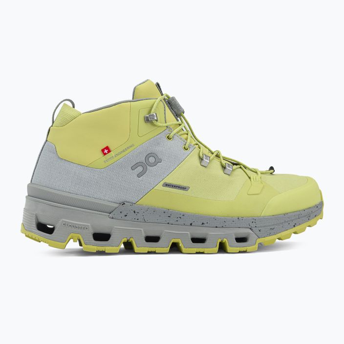 Pantofi de trekking pentru femei On Cloudtrax Waterproof galben 3WD10881099 2