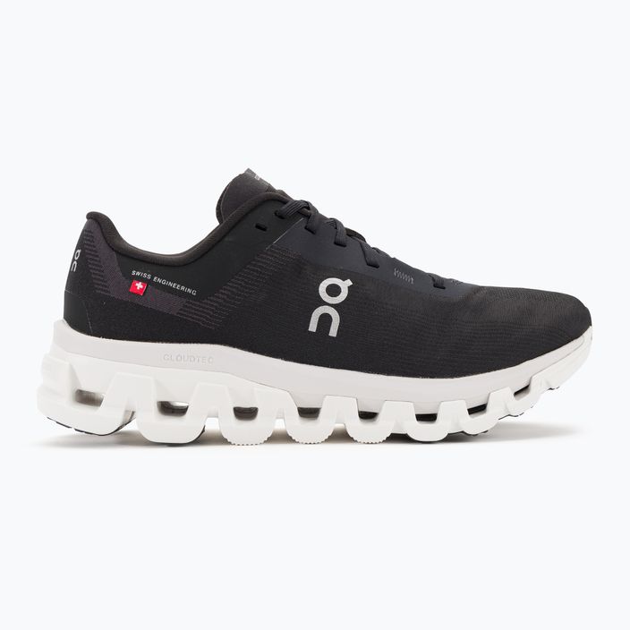 Pantofi de alergare pentru femei On Cloudflow 4 alb/negru 2