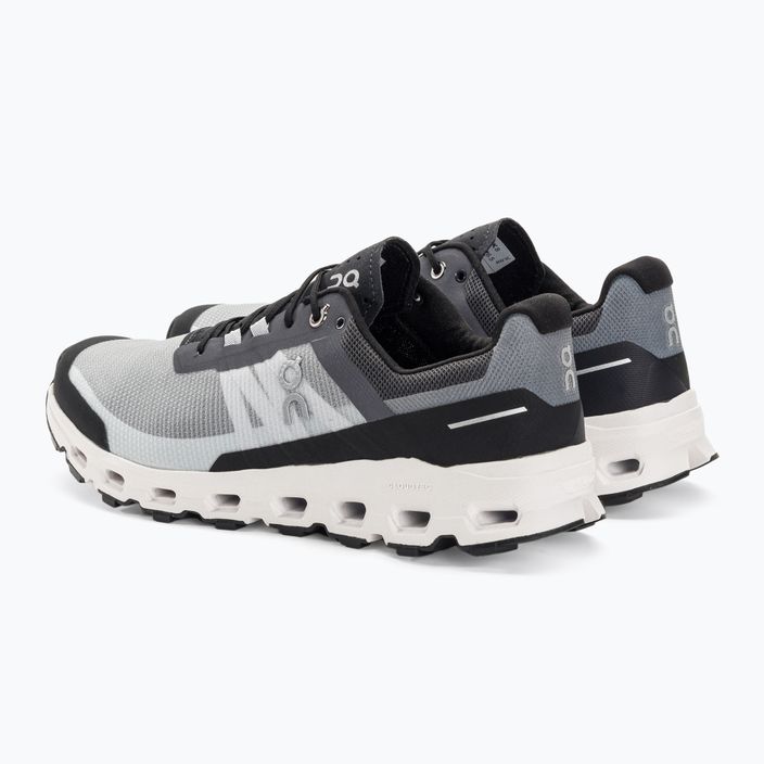 Pantofi de alergare pentru bărbați On Cloudvista alb/negru 3