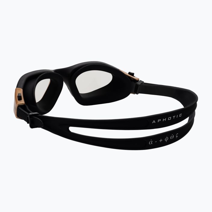 Ochelari de înot HUUB Aphotic Photochromic negru-maro A2-AG 4