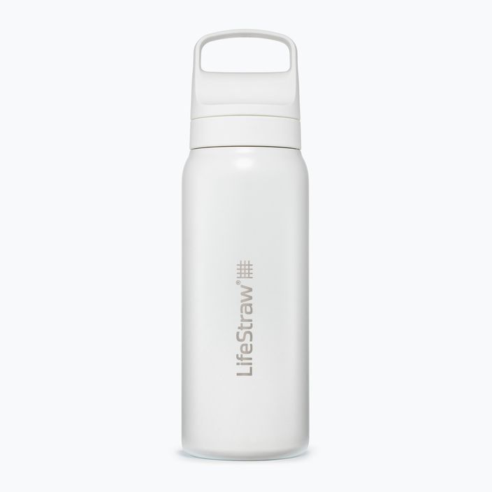 Sticlă de turism Lifestraw Go 2.0 Steel z filtrem 700 ml white