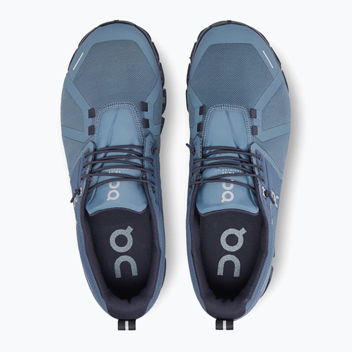 Pantofi de alergare pentru bărbați ON Cloud 5 Waterproof albastru 5998531 14