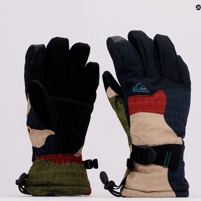 Mănuși de snowboard pentru bărbați Quiksilver, maro, EQYHN03141 5