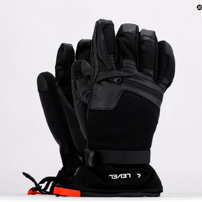 Mănuși de snowboard pentru bărbați Level Ranger Leather negru 2091 7