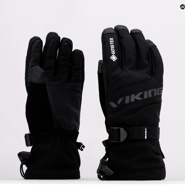 Mănuși de schi pentru bărbați Viking Hudson GTX Ski, negru, 160228282 09 8