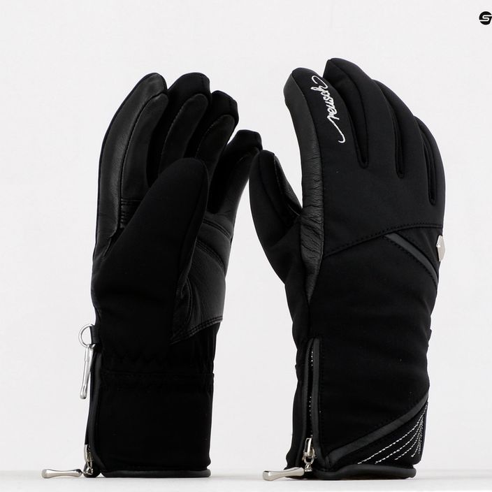 Mănuși de snowboard pentru femei Reusch Lore Stormbloxx, negru, 60/31/102/7702 9