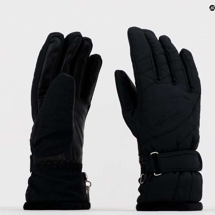 Mănuși de schi pentru femei ZIENER Kileni Pr, negru, 801154.12 6