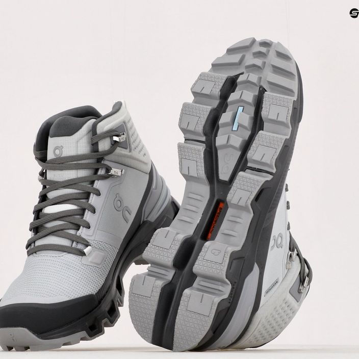 Pantofi de trekking pentru femei ON Cloudrock 2 Waterproof gri 6398608 10
