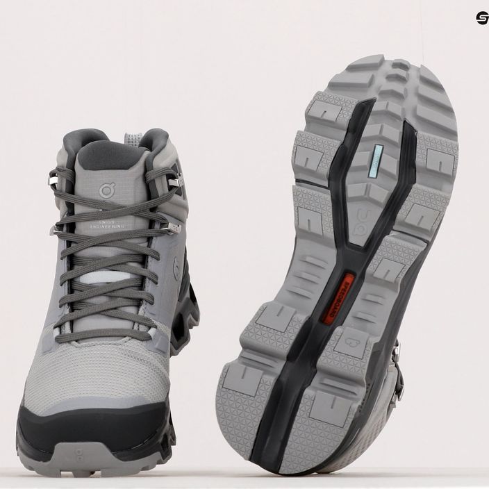 Pantofi de trekking pentru bărbați ON Cloudrock 2 Waterproof Alloy/Eclipse 6398612 10