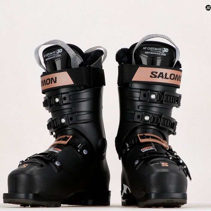 Ghete de schi pentru femei Salomon S Pro Alpha 90W GW negru L47045900 10