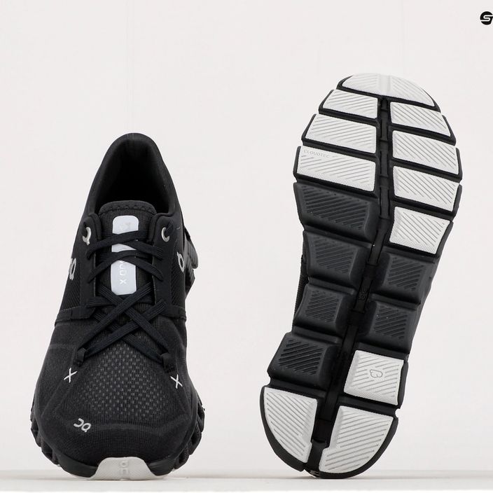 Pantofi de alergare pentru femei ON Cloud X 3 negru 6098696 11