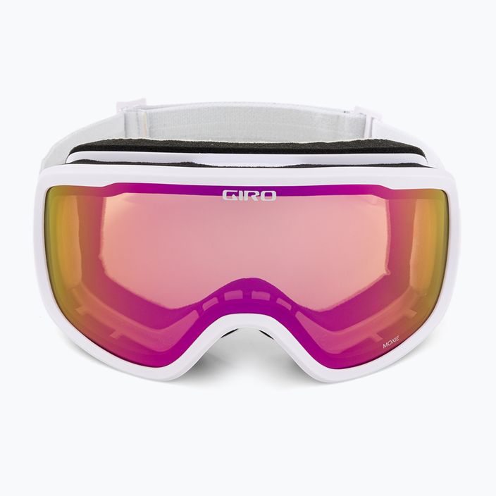 Ochelari de schi pentru femei Giro Moxie white core light/amber pink/yellow 3