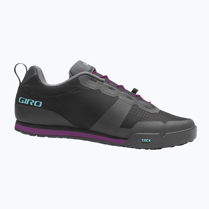 Încălțăminte de ciclism pe platformă pentru femei Giro Tracker Fastlace black/throwback purple