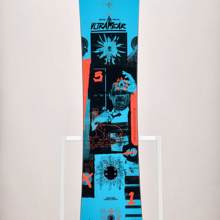 Snowboard CAPiTA Ultrafear, roșu și galben, 1211128 10