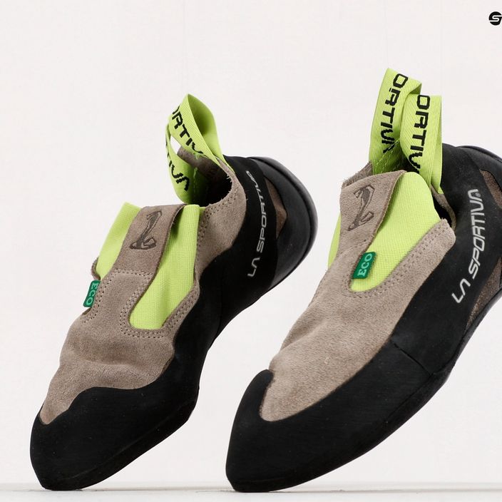 La Sportiva Cobra Eco pantof de alpinism maro și verde 20O804705 11