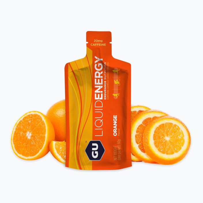 Gel energizant GU Liquid Energy 60 g orange 2