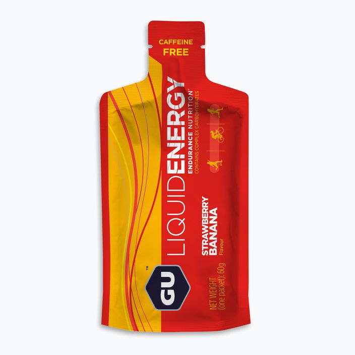 Gel energizant GU Liquid Energy 60 g strawberry/banana