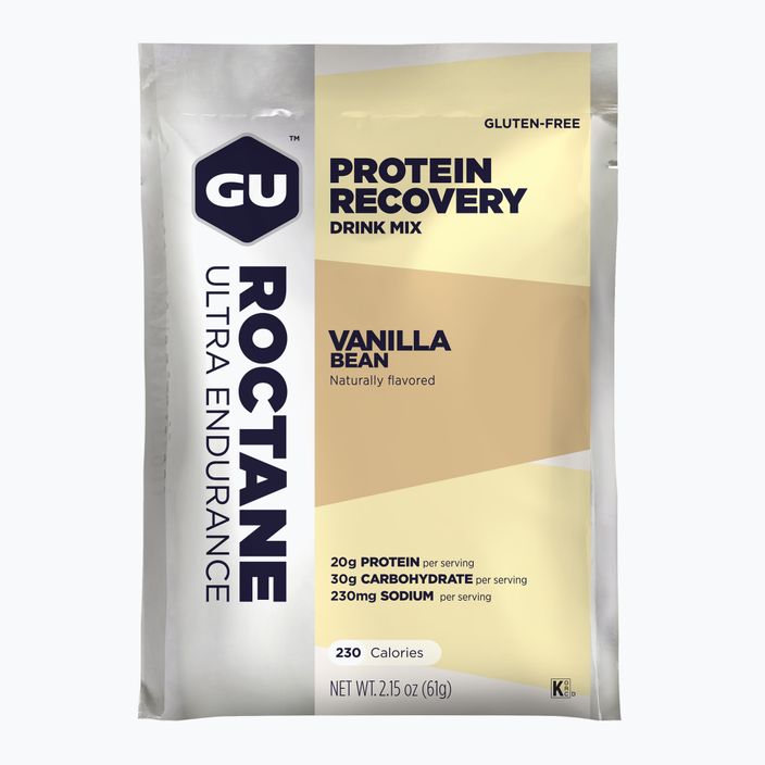 Băutură energizantă GU Roctane Recovery Drink Mix vanilla bean