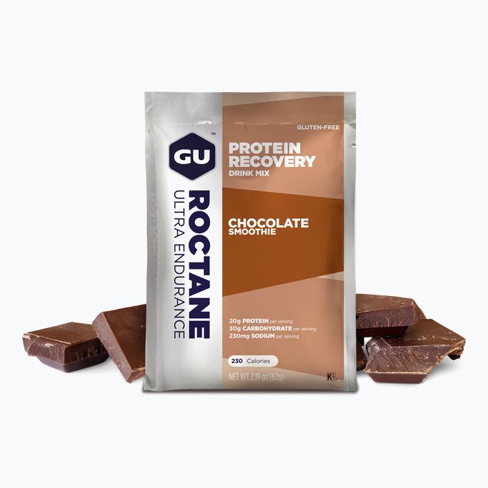 Băutură energizantă GU Roctane Recovery Drink Mix chocolate smoothie 2