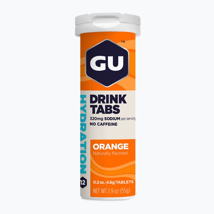GU Hydration Drink Tabs portocaliu 12 tablete