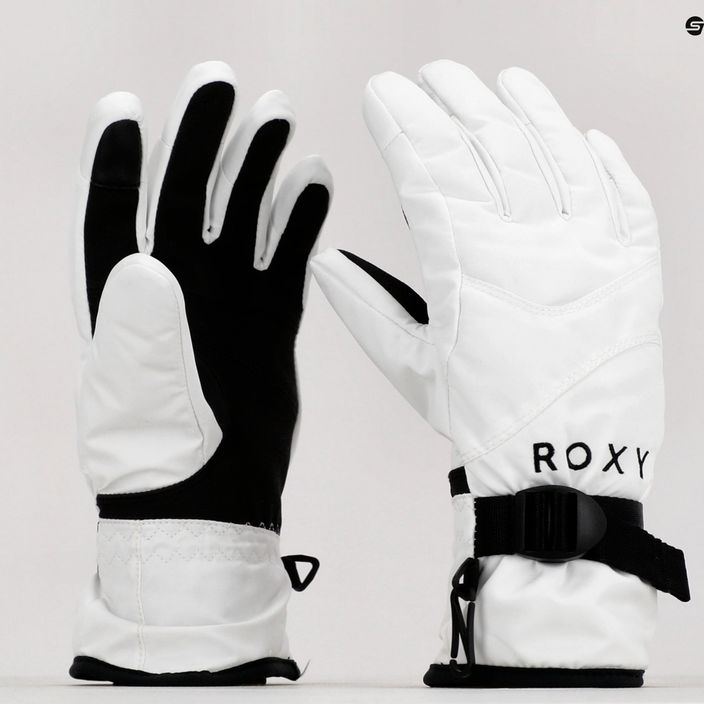 Mănuși de snowboard pentru femei ROXY Jetty Solid 2021 bright white 6